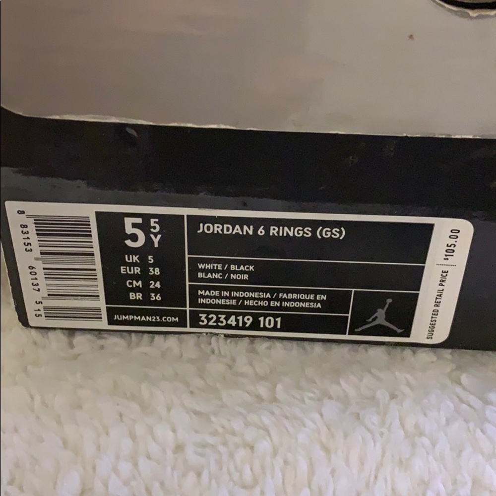 Jordan 6 Rings (GS) - Picture 6 of 6
